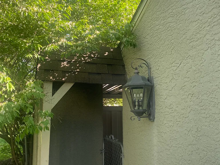 Walkway to the covered car port