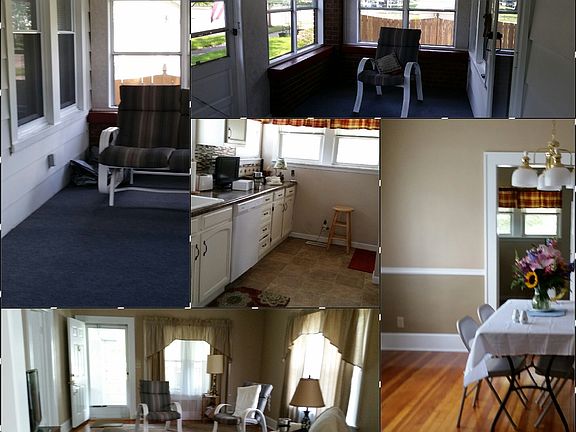 front porch, lr, dr - 