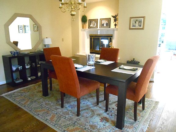 Dining Room with Fireplace