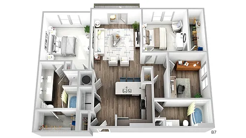 Floor plan B7
