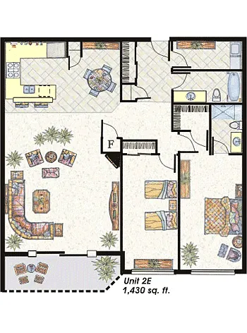 Floor plan 2E