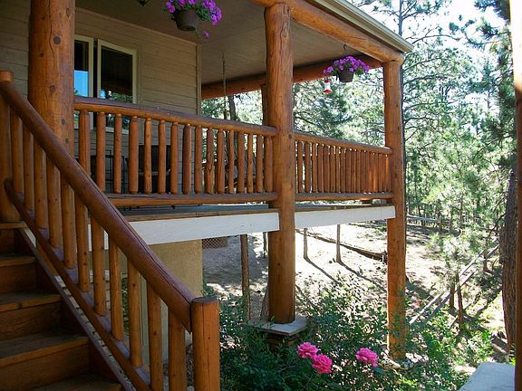 Front porch and side yard