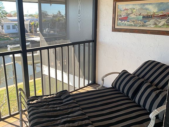 Relaxing in your comfy chaise lounge.