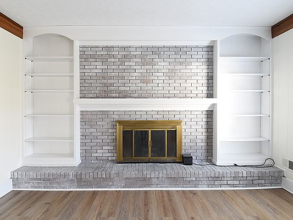 Beautiful lower level fireplace.