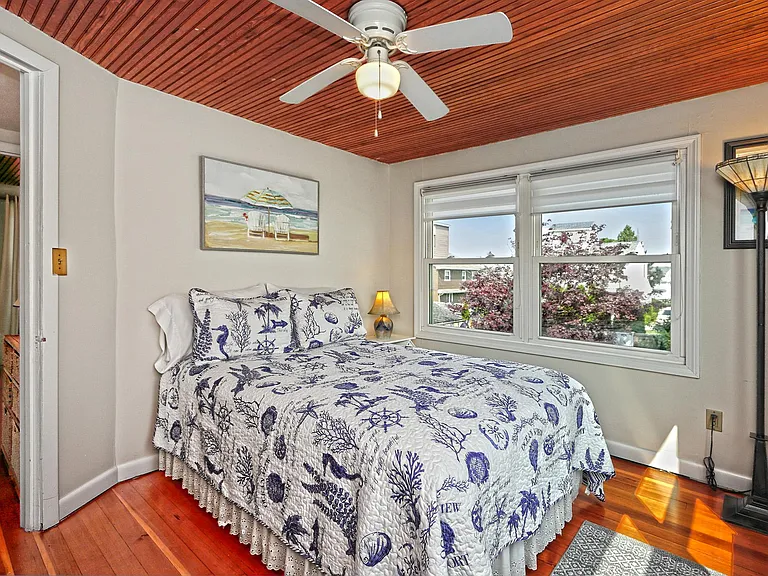 Rear bedroom with full size bed.