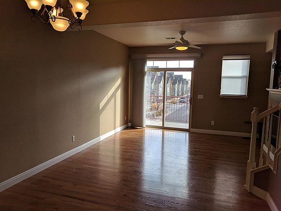 Living Room with hard wood floors