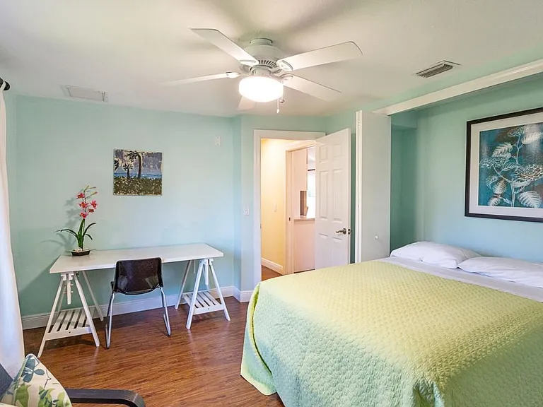 Den/office with Murphy bed