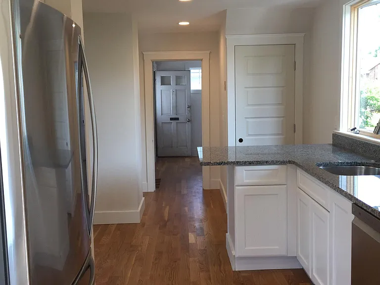 Kitchen looking towards front door