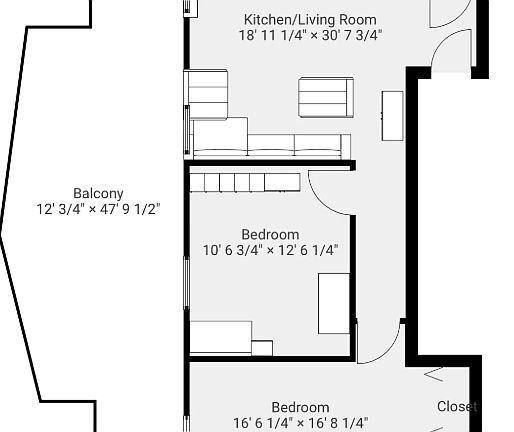 2nd image of 26-17 28th St #Penthouse 17