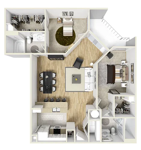 Floor plan Serpentine L