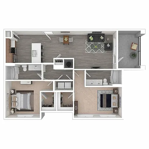 Floor plan 2X2-D