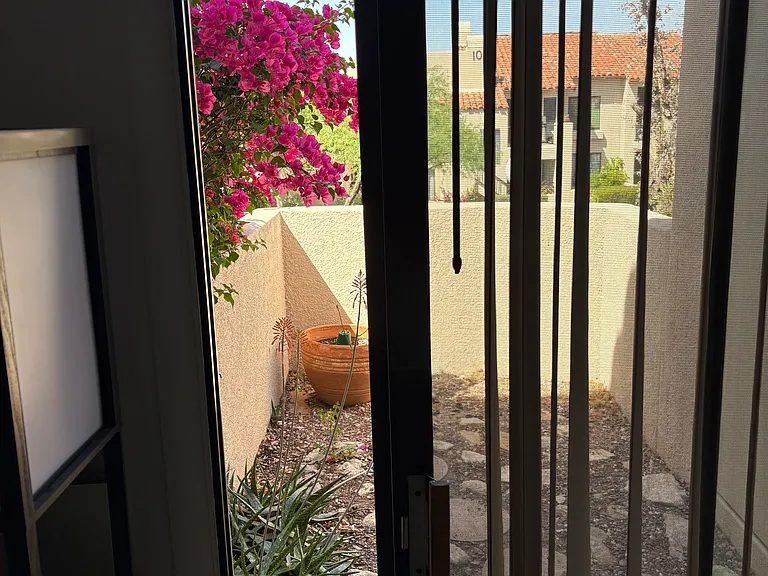 Garden connected to master bedroom