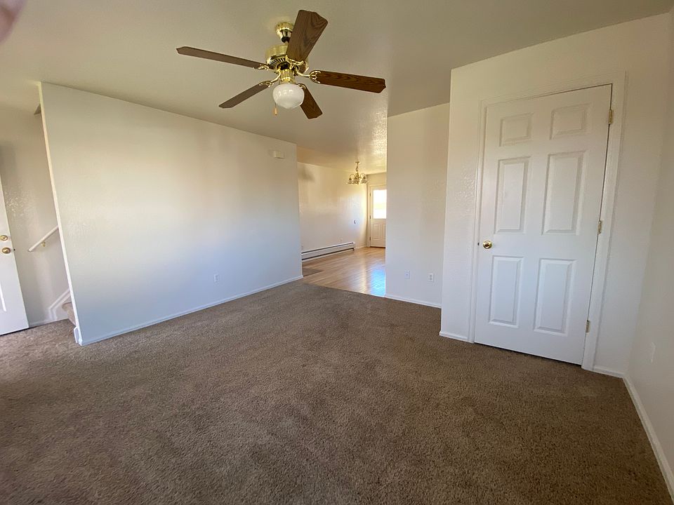 looking from living room through to dining room