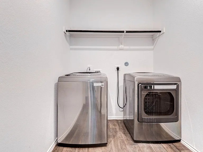 Full washer and dryer