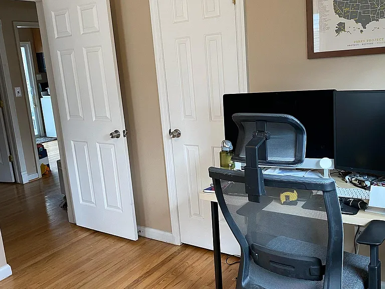 Bedroom used as study/office