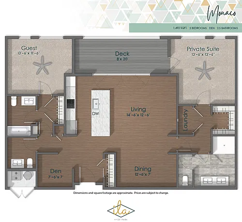 Floor plan Monaco