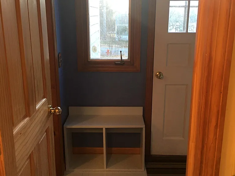entrance/mudroom from bathroom