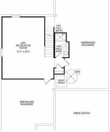 optional finished lower level