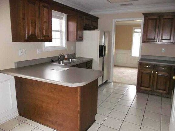 Work area of kitchen