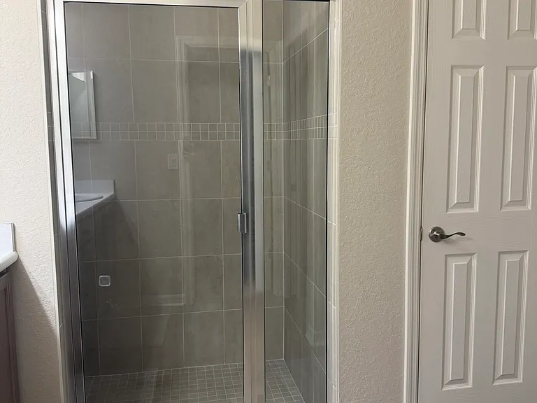 Master shower