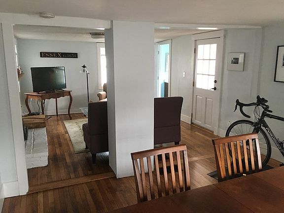 living room and dining room