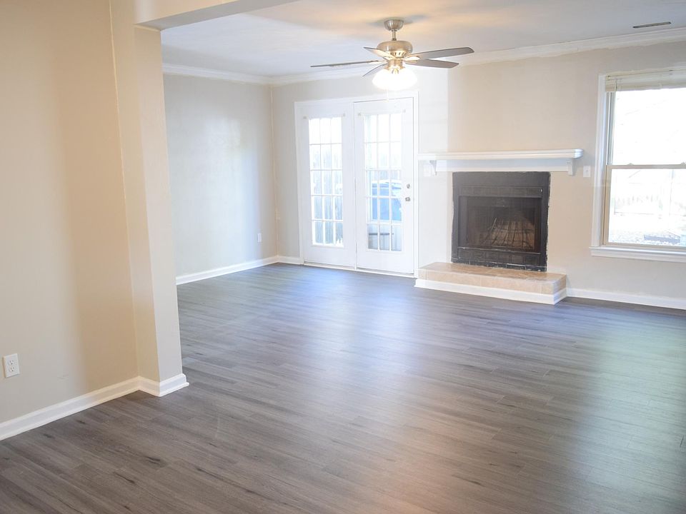 Updated dining and living room spaces