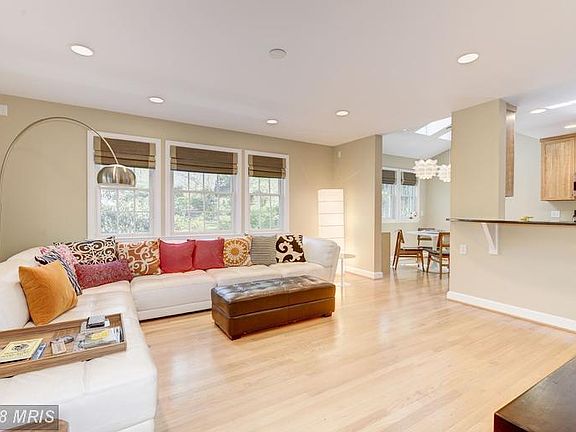 family room open to kitchen