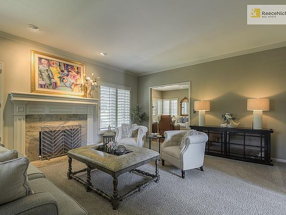 Freshly painted interior is light and bright