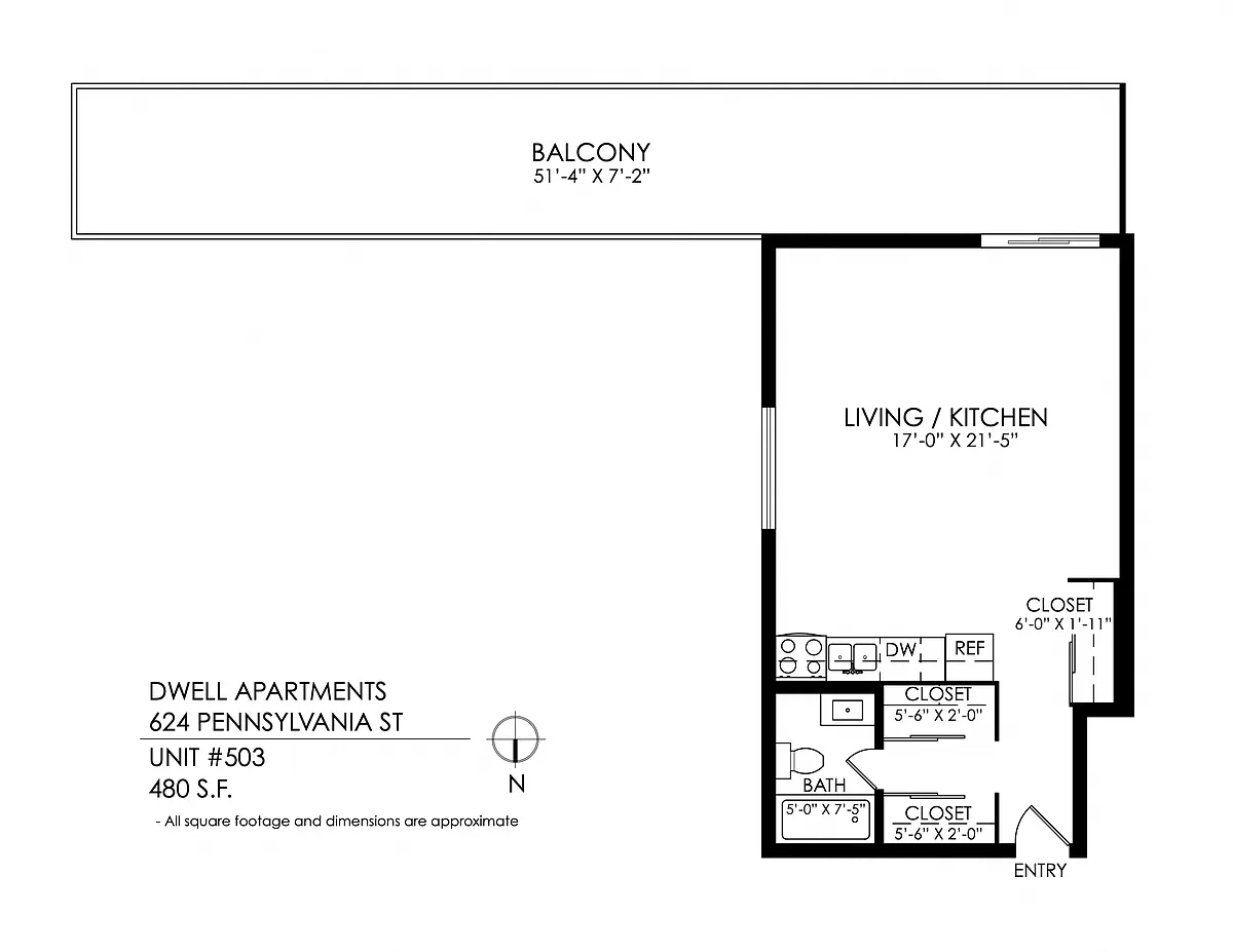 Floor plan Studio