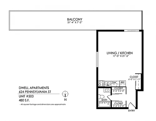 Floor plan Studio