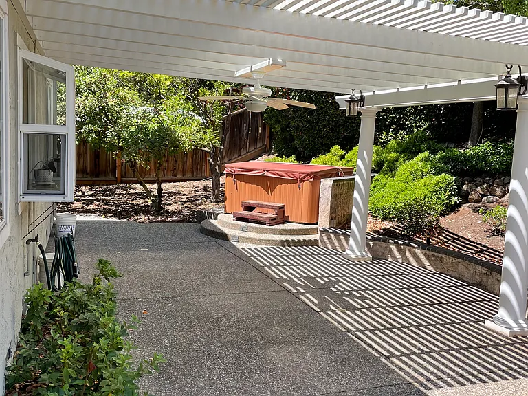 Outdoor patio and Gazebo.