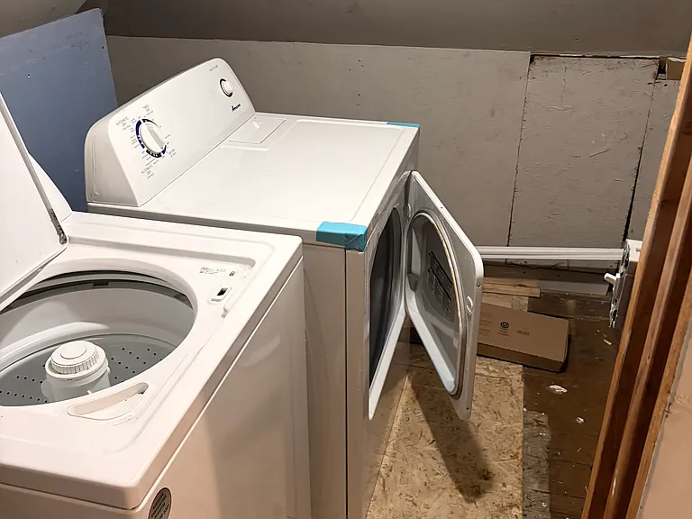 Recently purchased washer and dryer. Total convenience!