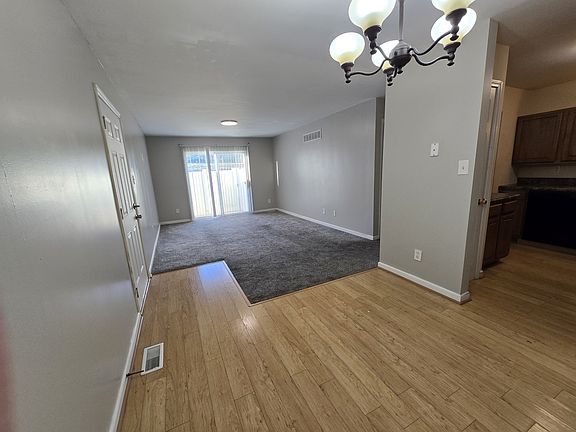 Eating area into living room