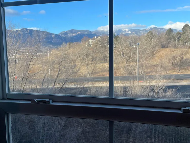 Mountain views from bedroom