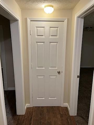 hallway closet across from entry door