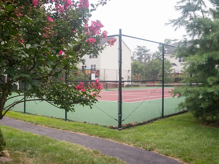 Community tennis courts