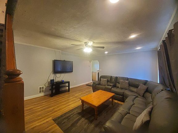 living room from stairs 
