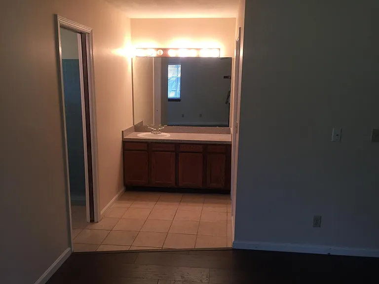 Master bedroom vanity
