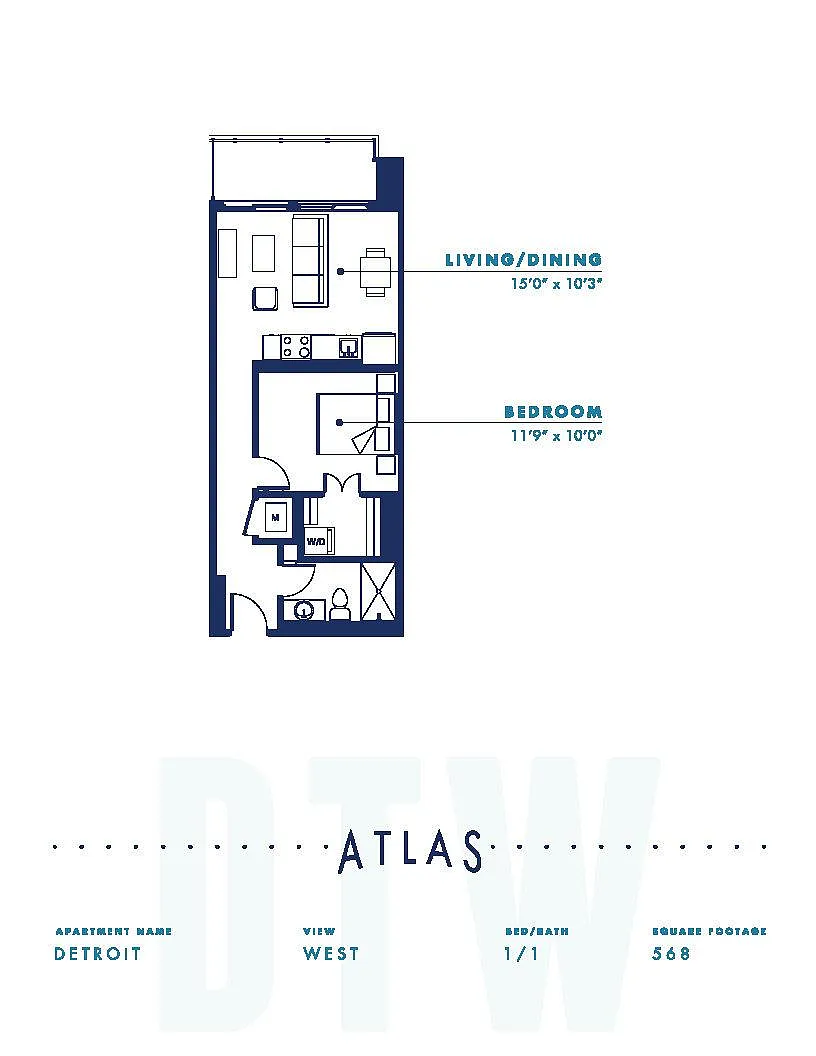 Floor plan Detroit