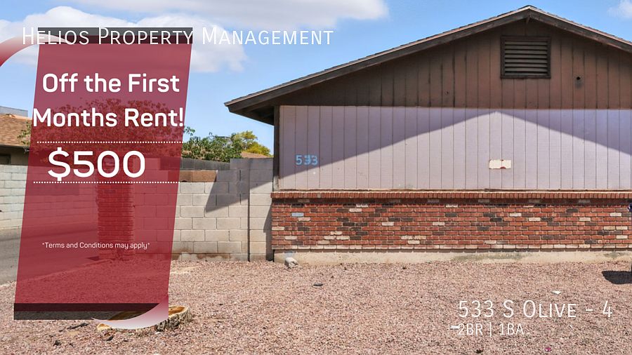 1st image of 533 S Olive APT 4