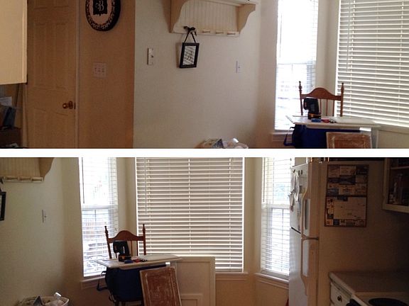 Kitchen just painted the cupboards