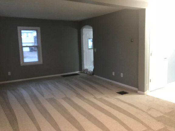 Living room: picture from back of the house