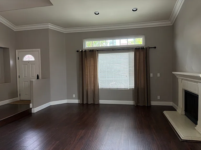 Front Entrance and Living Room