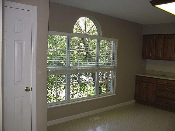 Kitchen windows get morning sun and afternoon shade
