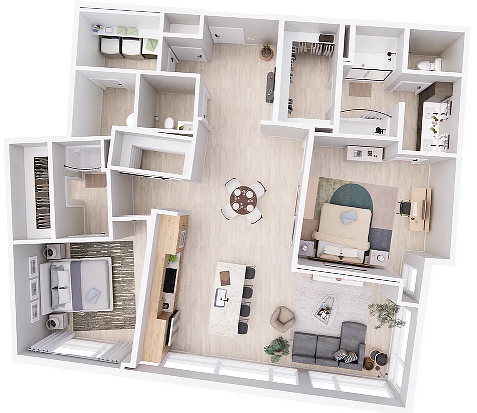 Floor plan South Bank-2E Premier West