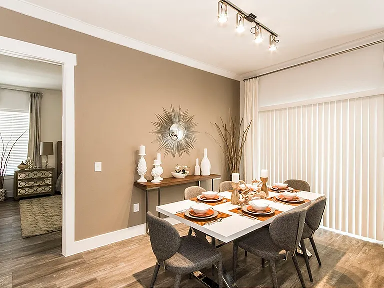 Floor Plan 5 Dining Room | Apartments Conroe TX | The Towers Woodland Floor Plan 5 Dining Room | Apartments Conroe TX | The Towers Woodland