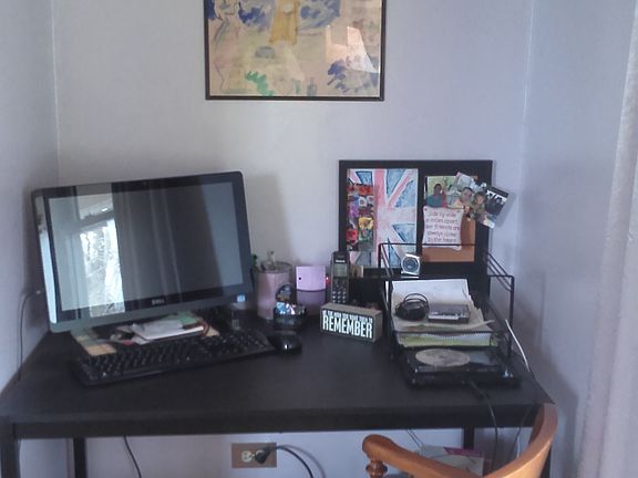 Living room - computer nook