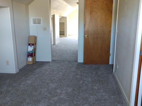 Looking inno the kitchen from the bedroom