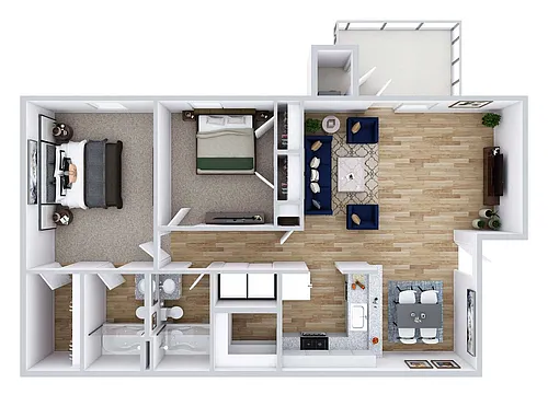 Floor plan 2 Bedroom