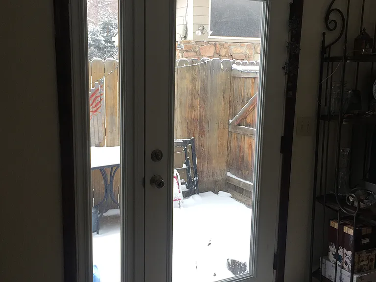 Living Room - new door